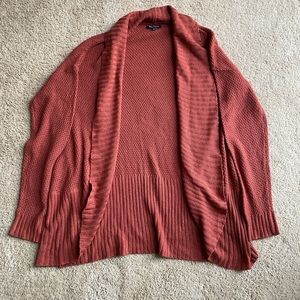 Pink Clover Burnt Orange Knit Cardigan | Size Large